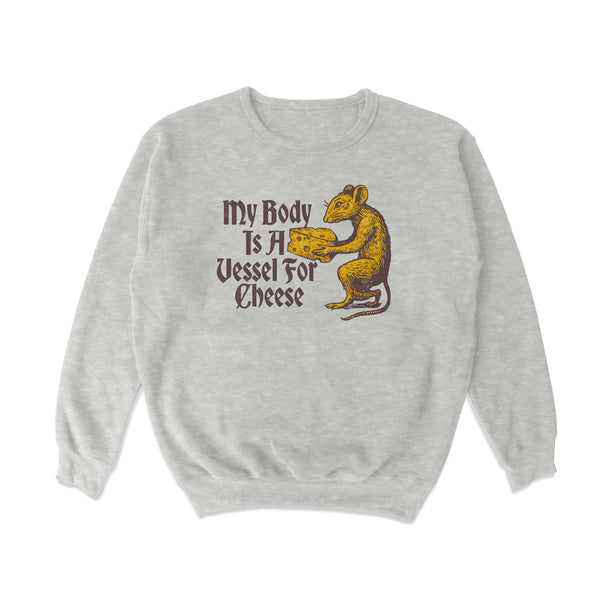 Cheese Vessel Crewneck Sweatshirt