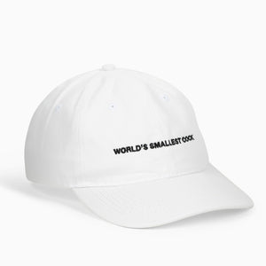 World's Smallest Cock Hat White - Shitheadsteve