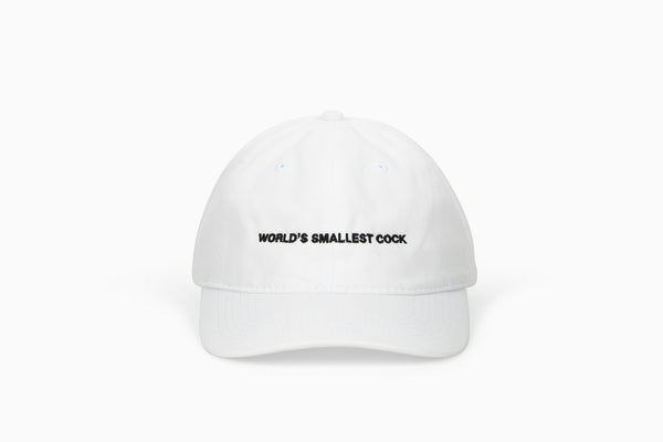 World's Smallest Cock Hat White - Shitheadsteve