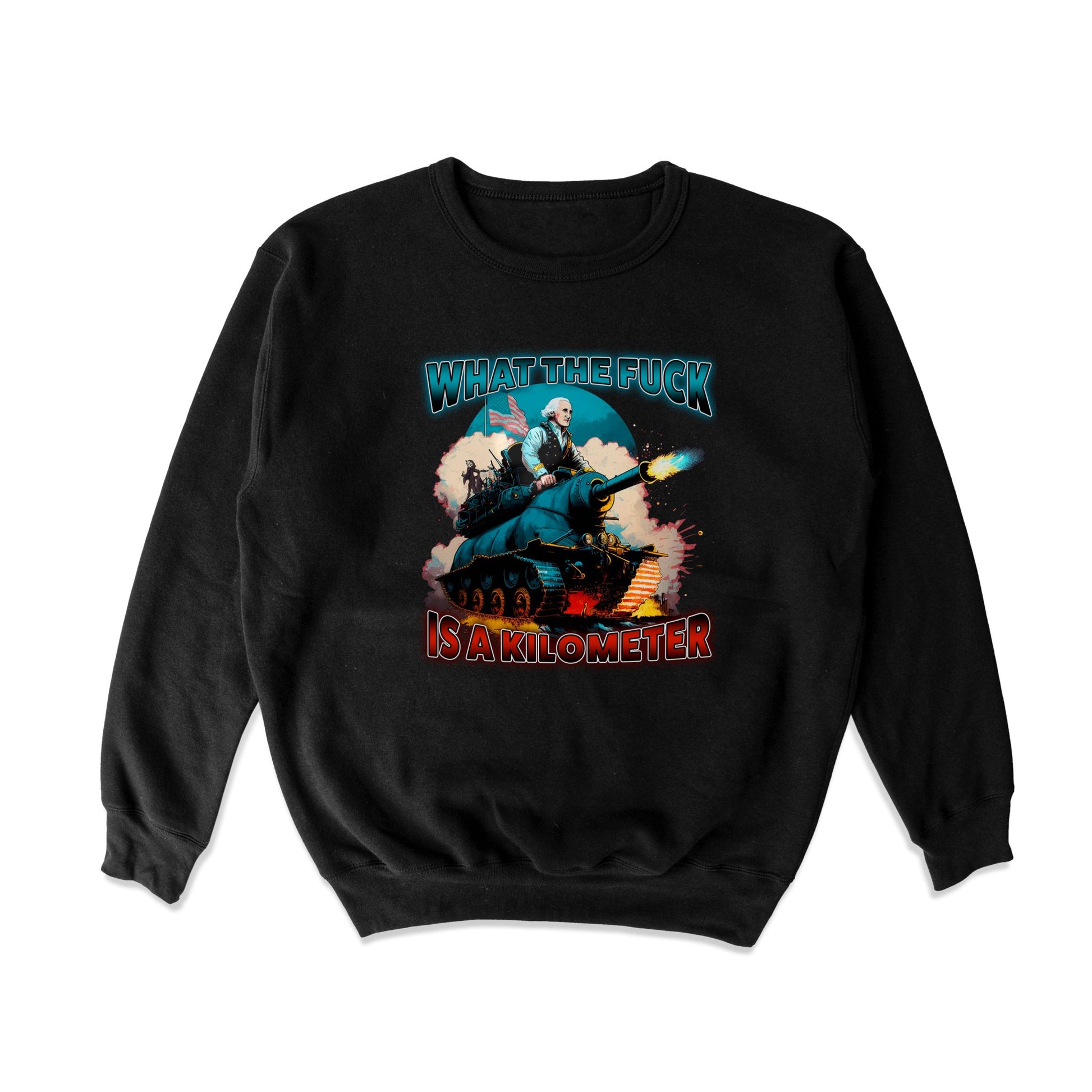 WTF is a Kilometer Crewneck Sweatshirt - Shitheadsteve