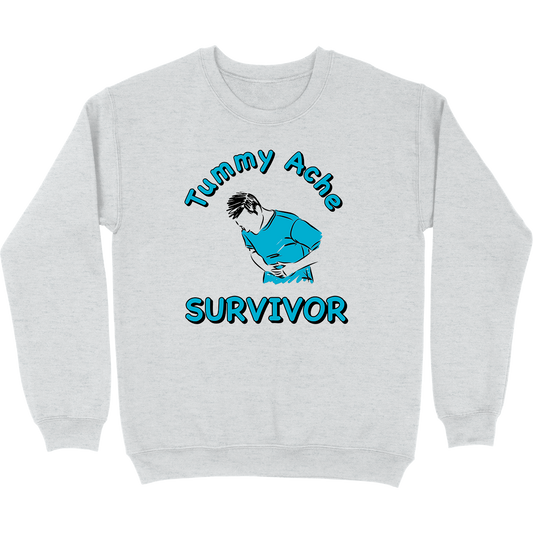 Tummy Ache Survivor Crewneck Sweatshirt