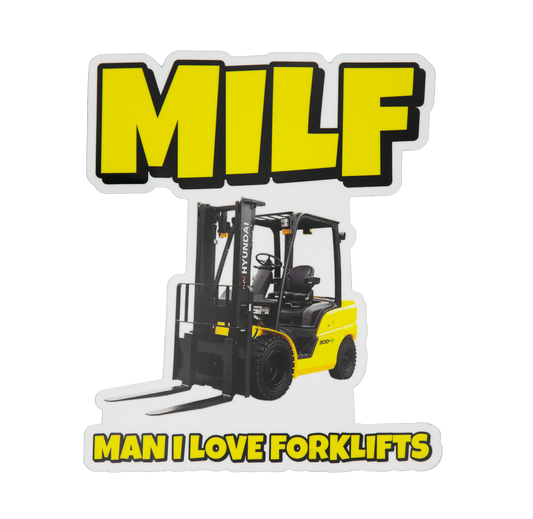 MILF Forklift Sticker